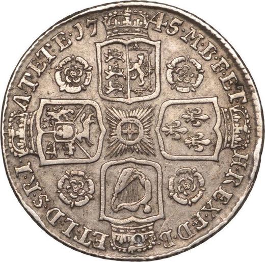 Reverse Shilling 1745 "Old Head" - Silver Coin Value - United Kingdom, George II