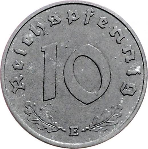 Obverse 10 Reichspfennig 1945 E "Type 1940-1945" -  Coin Value - Germany, Third Reich