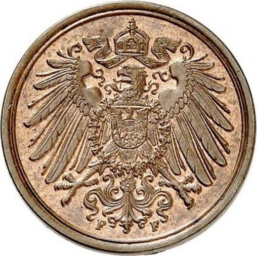 Reverse 1 Pfennig 1895 F "Type 1890-1916" -  Coin Value - Germany, German Empire