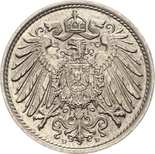 Reverse 10 Pfennig 1915 D "Type 1890-1916" -  Coin Value - Germany, German Empire