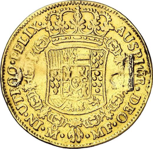 Reverse 4 Escudos 1768 Mo MF - Gold Coin Value - Mexico, Charles III