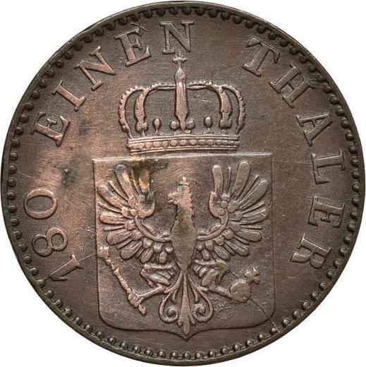Obverse 2 Pfennig 1865 A - Coin Value - Prussia, William I