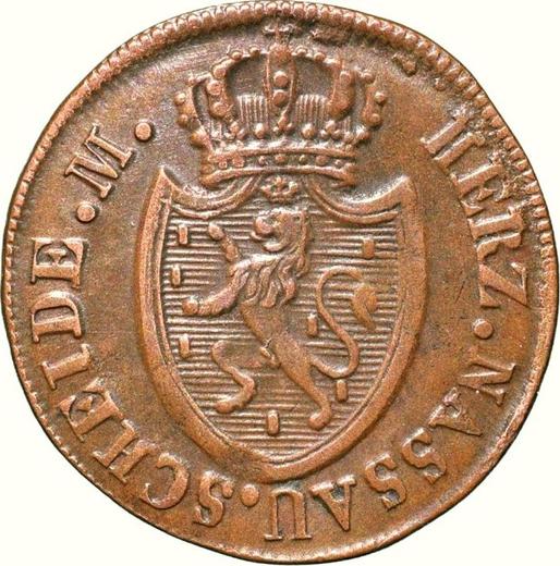 Obverse 1/4 Kreuzer 1818 L -  Coin Value - Nassau, William