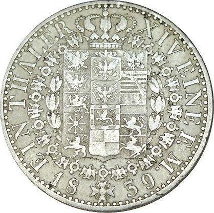 Reverse Thaler 1839 D - Silver Coin Value - Prussia, Frederick William III