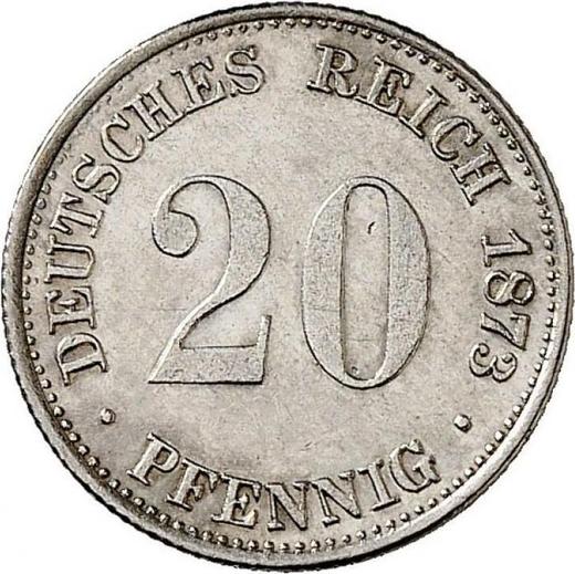 Obverse 20 Pfennig 1873 E "Type 1873-1877" - Silver Coin Value - Germany, German Empire