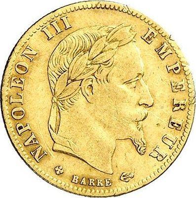 Obverse 5 Francs 1864 BB "Type 1862-1869" - Gold Coin Value - France, Napoleon III