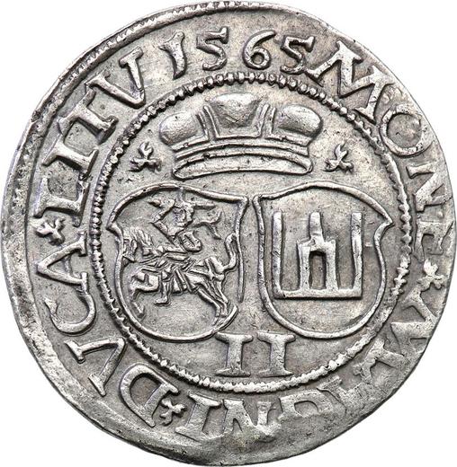 Reverse 2 Grosz (Dwugrosz) 1565 "Lithuania" - Silver Coin Value - Poland, Sigismund II Augustus