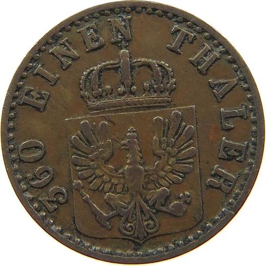 Obverse 1 Pfennig 1861 A - Coin Value - Prussia, William I