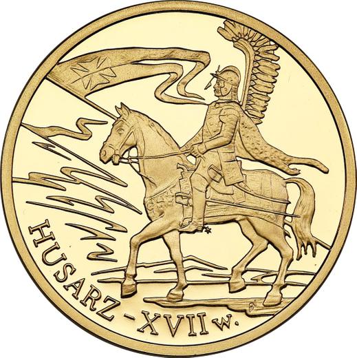 Revers 200 Zlotych 2009 MW AN "Flügelhusar" - Goldmünze Wert - Polen, III Republik Polen nach Stückelung