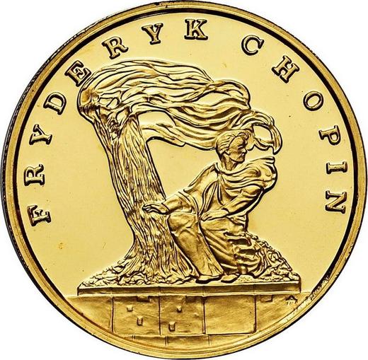 Reverse 200000 Zlotych 1990 "Fryderyk Chopin" - Gold Coin Value - Poland, III Republic before denomination