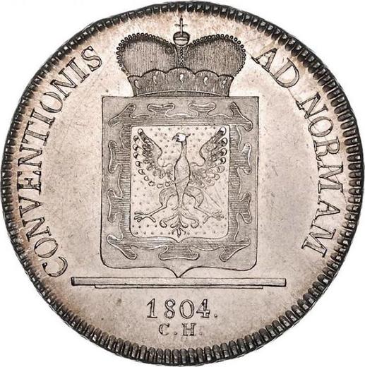 Rewers monety - Talar 1804 C.H. - cena srebrnej monety - Fürstenberg, Karl Joachim