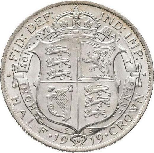 Reverse Halfcrown 1919 - Silver Coin Value - United Kingdom, George V