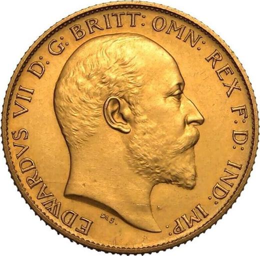 Obverse Half Sovereign 1902 - Gold Coin Value - United Kingdom, Edward VII