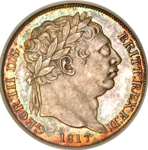 Obverse Sixpence 1817 Plain edge - Silver Coin Value - United Kingdom, George III