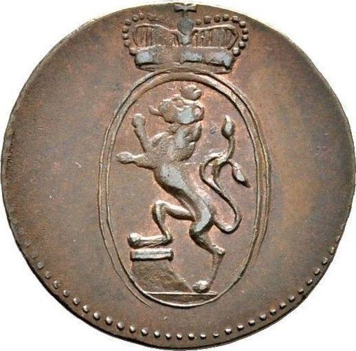 Obverse 1 Pfennig 1829 -  Coin Value - Reuss-Greiz, Heinrich XIX