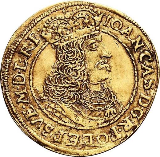 Obverse Ducat 1661 HDL "Torun" - Gold Coin Value - Poland, John II Casimir