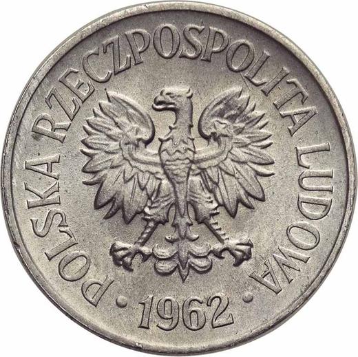 Obverse 20 Groszy 1962 -  Coin Value - Poland, Peoples Republic