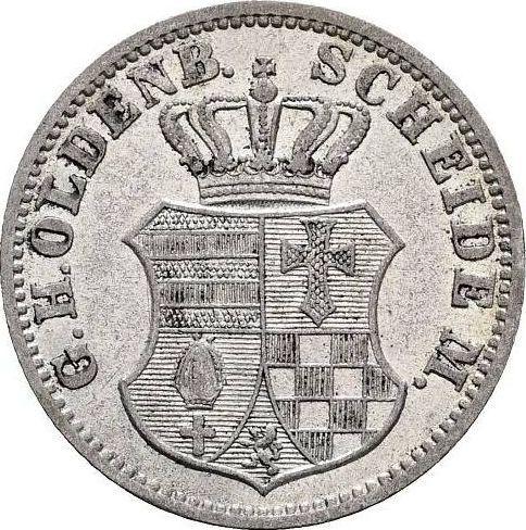 Awers monety - Grosz 1858 B "Typ 1858-1869" - cena srebrnej monety - Oldenburg, Nikolaus Fryderyk Piotr