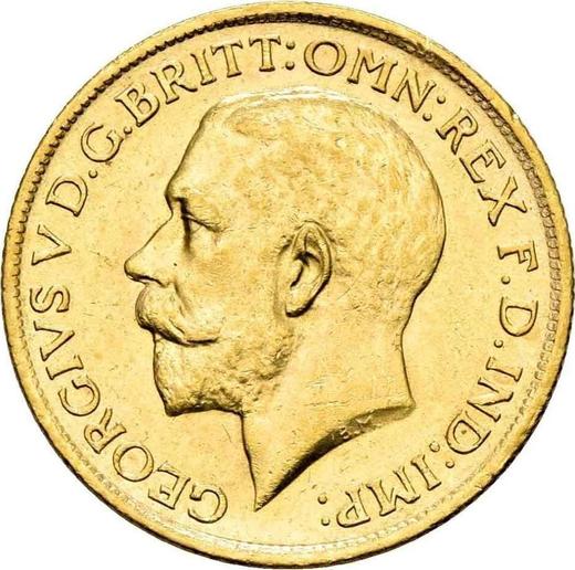 Avers Sovereign 1921 S - Goldmünze Wert - Australien, Georg V