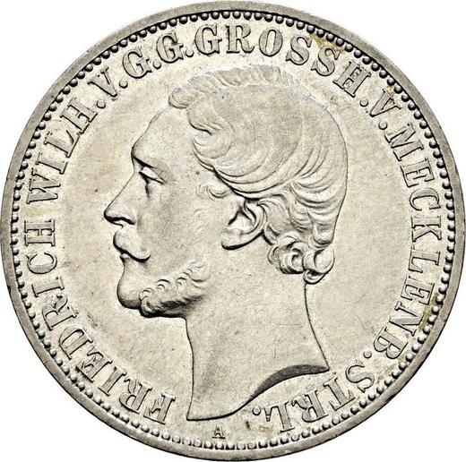 Obverse Thaler 1870 A - Silver Coin Value - Mecklenburg-Strelitz, Frederick William