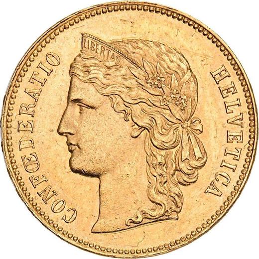 Avers 20 Franken 1893 B - Goldmünze Wert - Schweiz, Konföderation