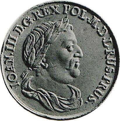 Obverse Donative 10 Ducat no date (1674-1696) "Danzig" - Gold Coin Value - Poland, John III Sobieski