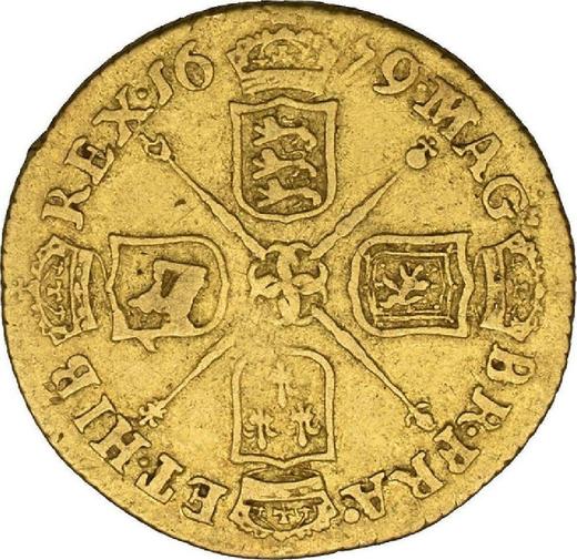 Reverse Half Guinea 1679 "Second laureate bust" - Gold Coin Value - United Kingdom, Charles II