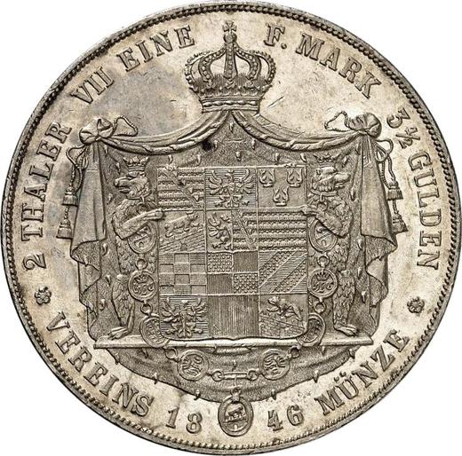 Reverse 2 Thaler 1846 A - Silver Coin Value - Anhalt-Dessau, Leopold Frederick