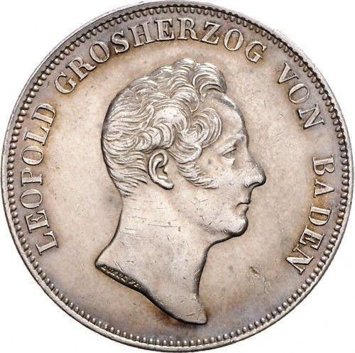 Obverse Thaler 1830 - Silver Coin Value - Baden, Leopold