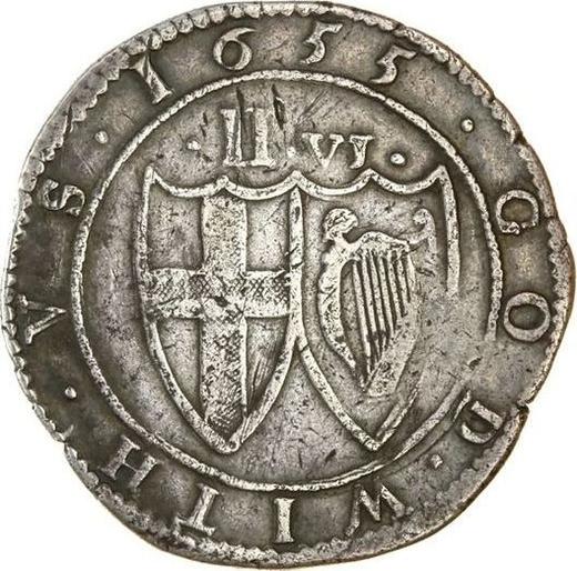 Reverse Halfcrown 1655 - Silver Coin Value - United Kingdom, Commonwealth