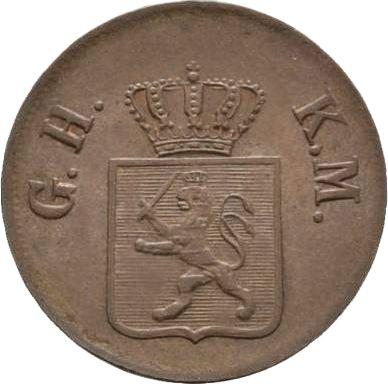 Obverse Heller 1855 -  Coin Value - Hesse-Darmstadt, Louis III