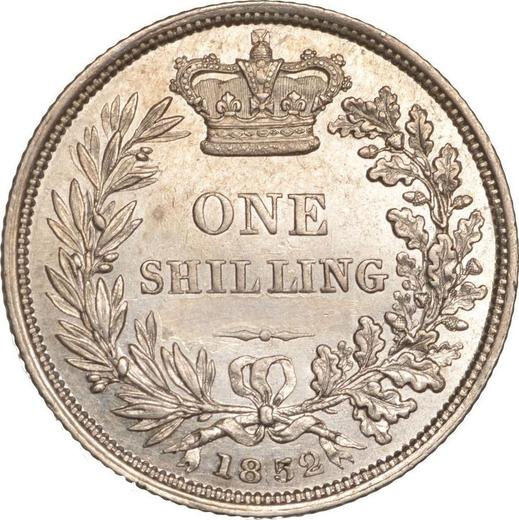 Reverse Shilling 1852 - Silver Coin Value - United Kingdom, Victoria