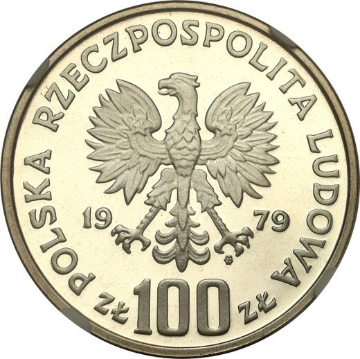 Avers Probe 100 Zlotych 1979 MW "Henryk Wieniawski" Silber - Silbermünze Wert - Polen, Volksrepublik Polen