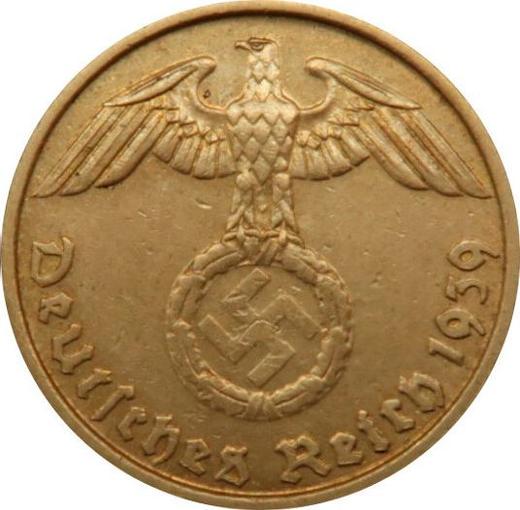 Reverse 5 Reichspfennig 1939 B "Type 1936-1939" -  Coin Value - Germany, Third Reich