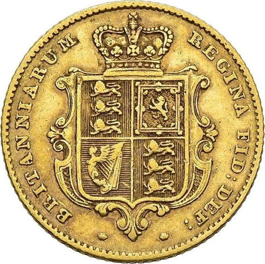 Реверс монеты - 1/2 соверена 1843 года - цена золотой монеты - Великобритания, Виктория