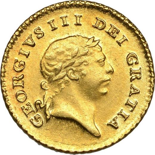 Obverse Third Guinea 1810 "Second laureate bust" - Gold Coin Value - United Kingdom, George III