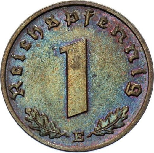 Obverse 1 Reichspfennig 1938 E "Type 1936-1940" -  Coin Value - Germany, Third Reich
