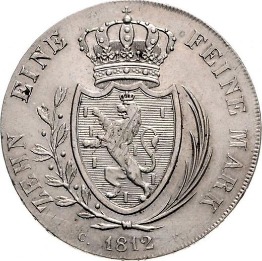Revers Taler 1812 CT L - Silbermünze Wert - Nassau, Friedrich August