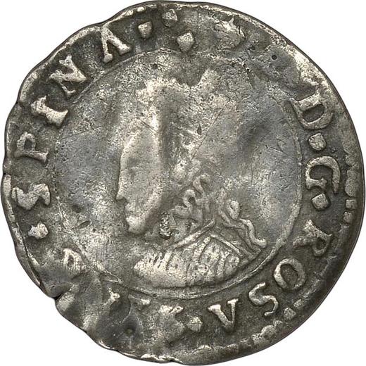 Obverse Penny no date (1559-1660) "First issue" Line border - Silver Coin Value - United Kingdom, Elizabeth I