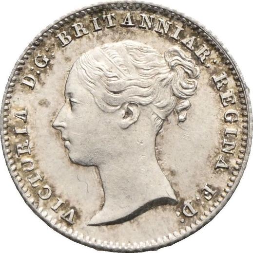 Anverso 4 peniques (Groat) 1840 "Tipo 1837-1862" - valor de la moneda de plata - Gran Bretaña, Victoria