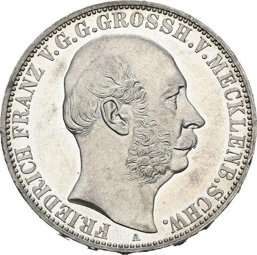 Obverse Thaler 1864 A - Silver Coin Value - Mecklenburg-Schwerin, Frederick Francis II