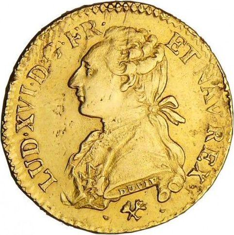 Obverse Louis d'Or 1776 L - Gold Coin Value - France, Louis XVI
