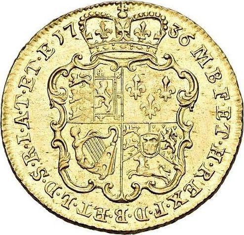 Reverse Guinea 1736 "Young Head" - Gold Coin Value - United Kingdom, George II