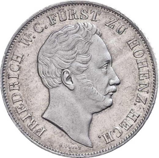 Anverso 2 florines 1846 - valor de la moneda de plata - Hohenzollern-Hechingen, Constantino