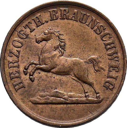 Avers 1 Pfennig 1859 - Münze Wert - Braunschweig-Wolfenbüttel, Wilhelm