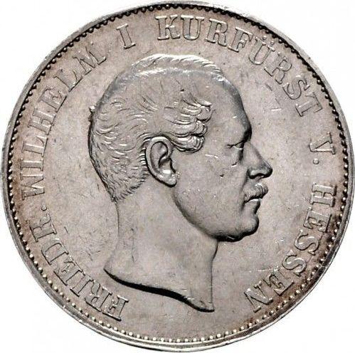 Obverse Thaler 1862 - Silver Coin Value - Hesse-Cassel, Frederick William I