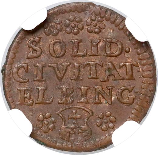 Reverse Schilling (Szelag) 1760 "Elbing" -  Coin Value - Poland, Augustus III