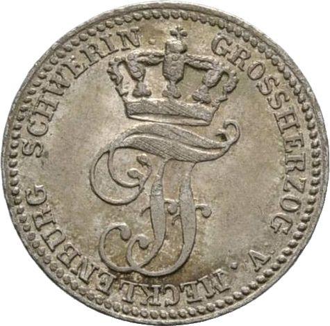 Anverso 1 chelín 1842 - valor de la moneda de plata - Mecklemburgo-Schwerin, Federico Francisco II