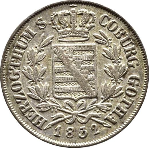 Anverso 6 Kreuzers 1832 - valor de la moneda de plata - Sajonia-Coburgo-Gotha, Ernesto I