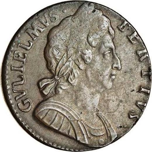 Obverse Halfpenny 1695 -  Coin Value - United Kingdom, William III